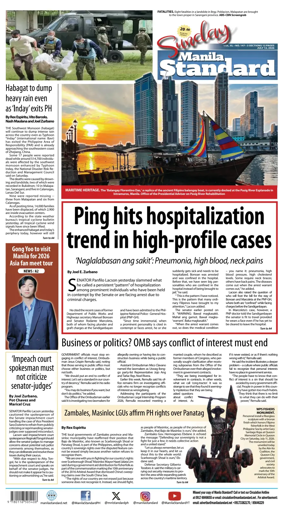 Cover of Manila Standard