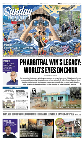 Cover of Philippine Daily Inquirer