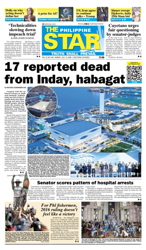 Cover of The Philippine Star