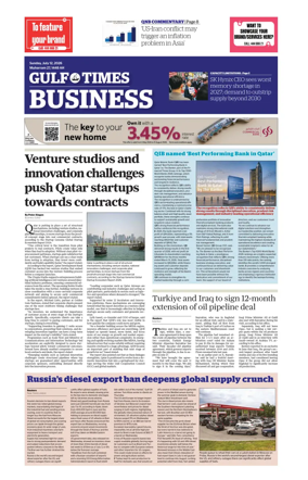 Cover of Gulf Times Business