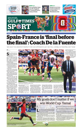 Cover of Gulf Times Sport