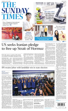 Cover of The Straits Times