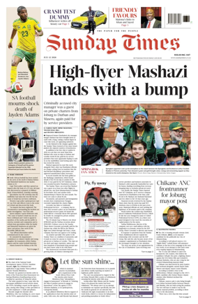 Cover of Sunday Times
