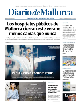 Cover of Diario de Mallorca