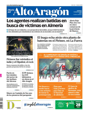 Cover of Diario del Alto Aragon