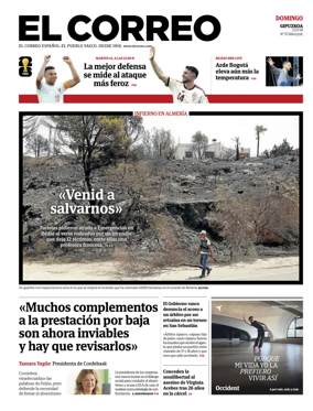 Cover of El Correo (Gipuzkoa)