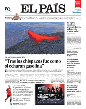 Cover of EL PAIS primera edicion
