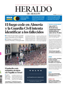 Cover of Heraldo de Aragon