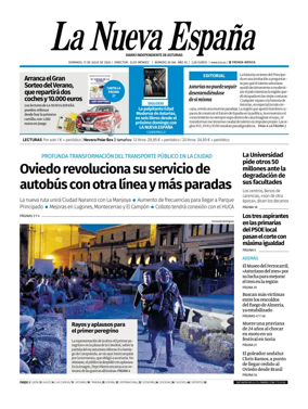 Cover of La Nueva Espana (Oviedo)