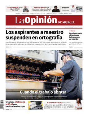 Cover of La Opinion de Murcia