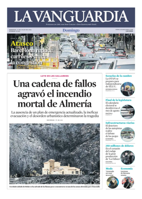 Cover of La Vanguardia