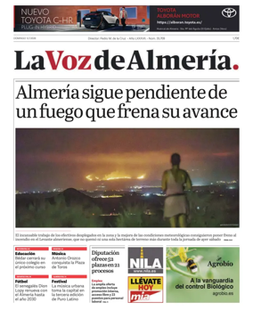 Cover of La Voz de Almeria