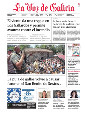 Cover of La Voz de Galicia (Barbanza)