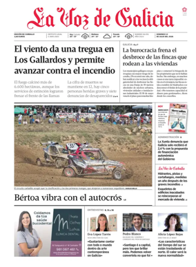 Cover of La Voz de Galicia (Carballo)