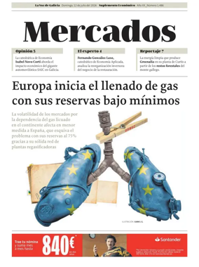Cover of La Voz de Galicia (Lugo) - Mercados