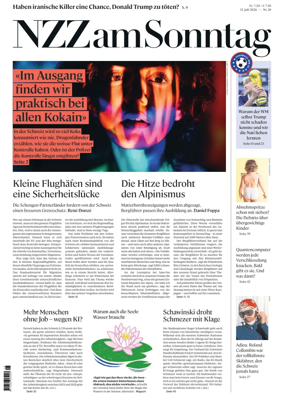 Cover of Neue Zurcher Zeitung Sunday