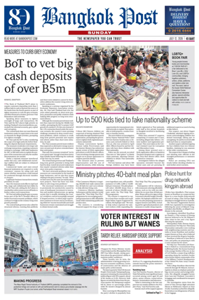 Cover of Bangkok Post