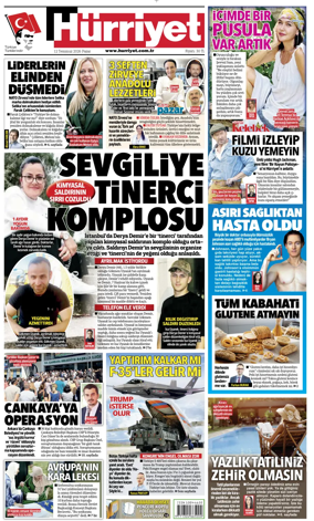 Cover of Hurriyet
