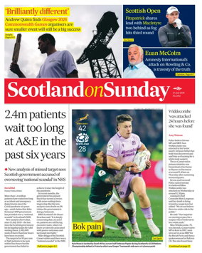 Cover of Scotland on Sunday