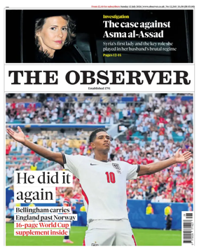 Cover of The Observer