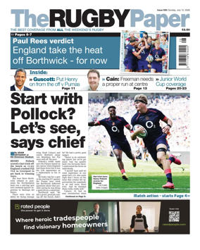 Cover of The Rugby Paper