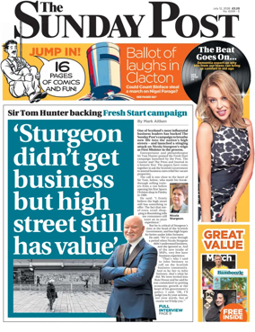 Cover of The Sunday Post (Inverness)