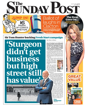 Cover of The Sunday Post (Newcastle)