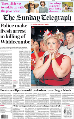 Cover of The Sunday Telegraph
