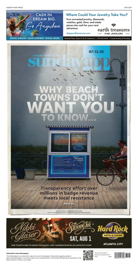 Cover of Asbury Park Press