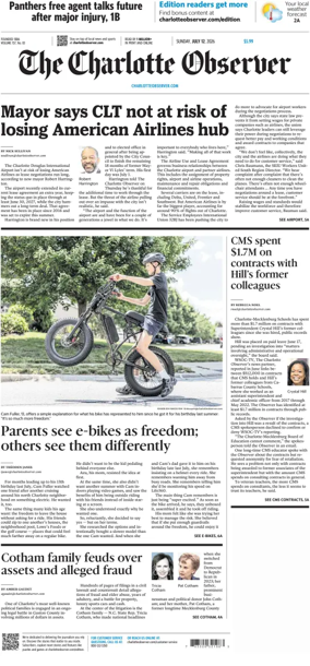 Cover of The Charlotte Observer (Sunday)