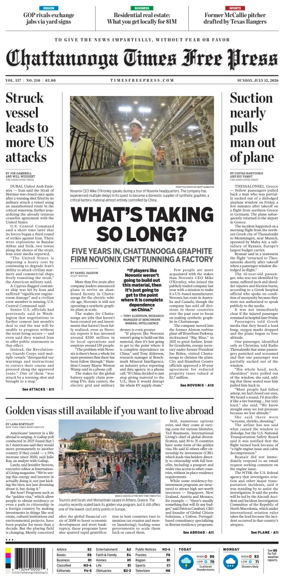 Cover of Chattanooga Times Free Press