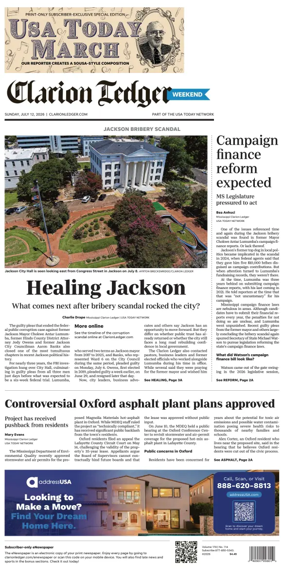 Cover of Clarion Ledger