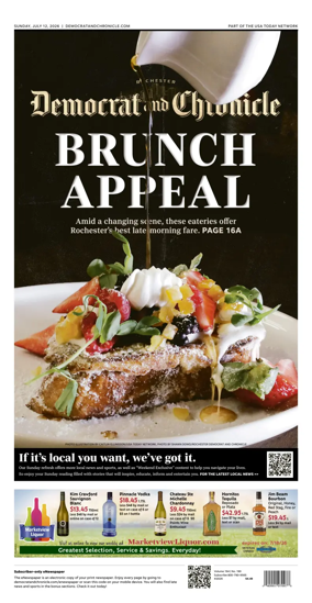 Cover of Democrat and Chronicle
