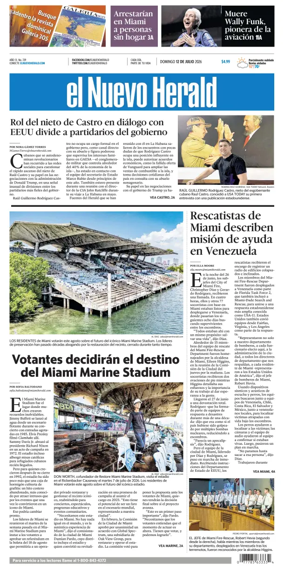 Cover of El Nuevo Herald (Sunday)