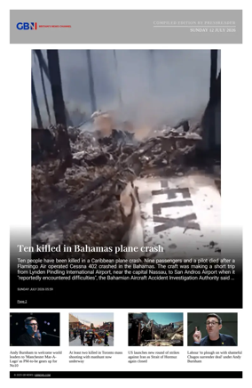 Cover of GB News UK