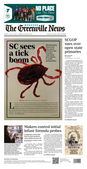 Cover of The Greenville News