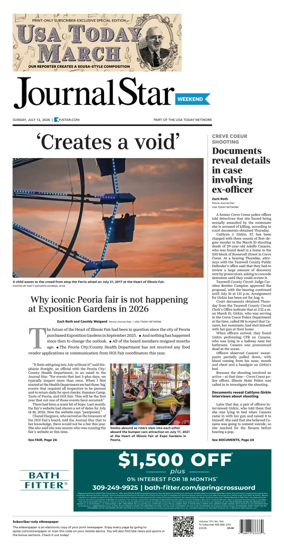 Cover of Journal Star (Peoria)