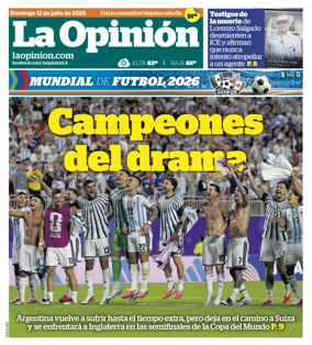 Cover of La Opinion