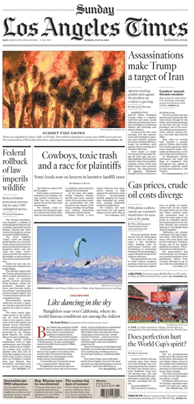 Cover of Los Angeles Times (Sunday)