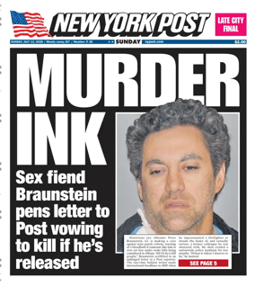Cover of New York Post