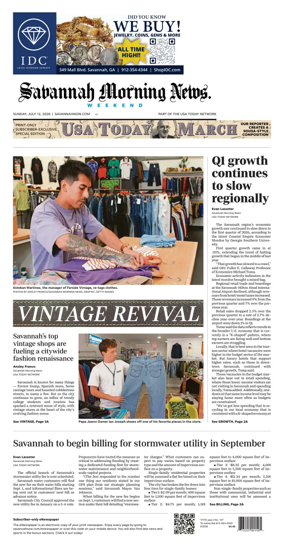 Cover of Savannah Morning News