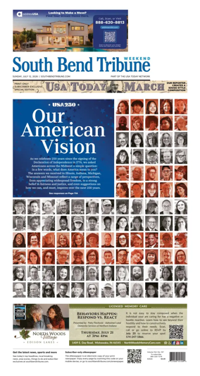 Cover of South Bend Tribune