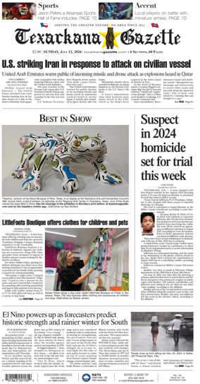 Cover of Texarkana Gazette