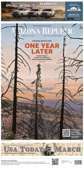 Cover of The Arizona Republic