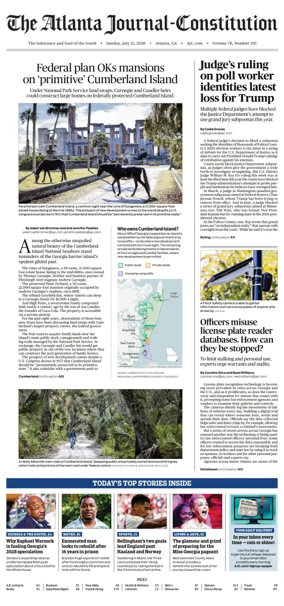Cover of The Atlanta Journal-Constitution