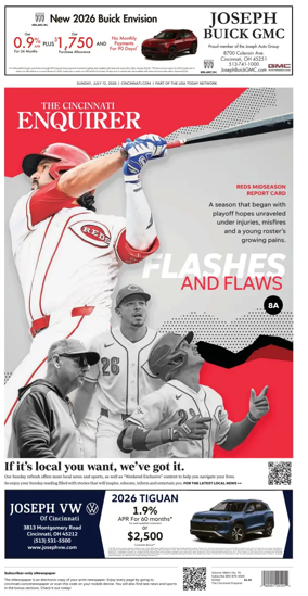 Cover of The Cincinnati Enquirer