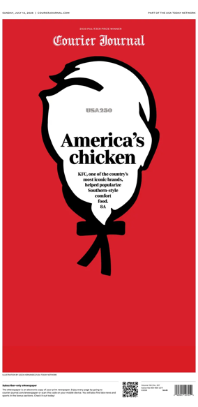 Cover of The Courier-Journal (Louisville)
