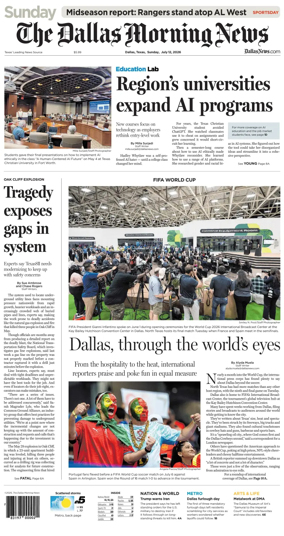 Cover of The Dallas Morning News
