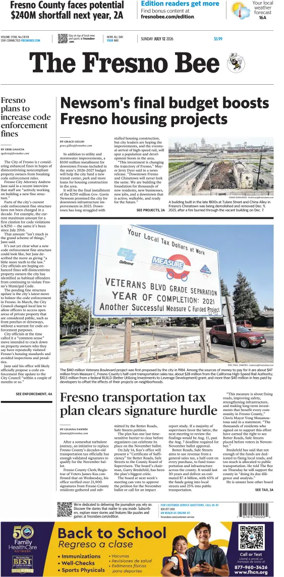 Cover of The Fresno Bee (Sunday)