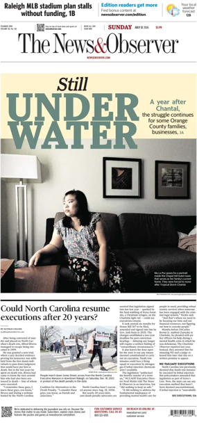 Cover of The News & Observer (Sunday)